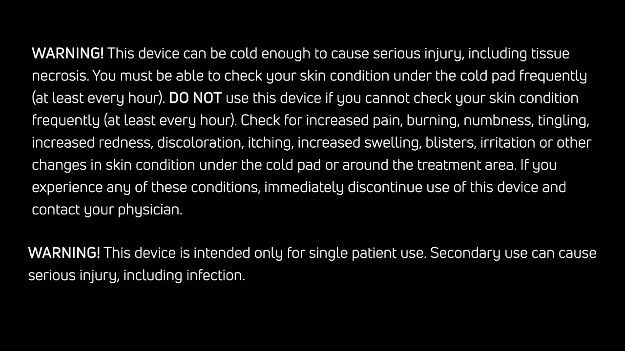 DonJoy Iceman Classic3 Patient Instruction Video