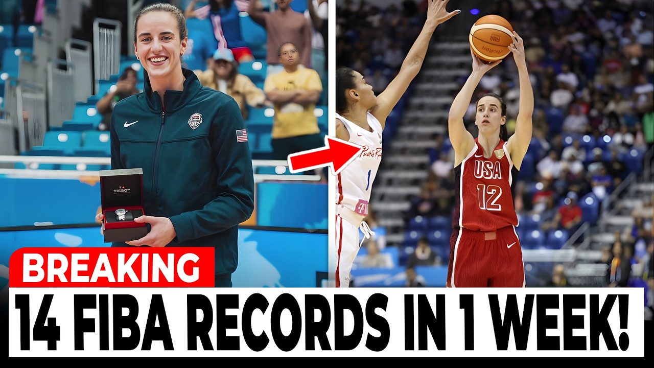 Caitlin Clark BREAKS 14 FIBA WORLD RECORDS In AMAZING TEAM USA World Cup Qualifying Week!