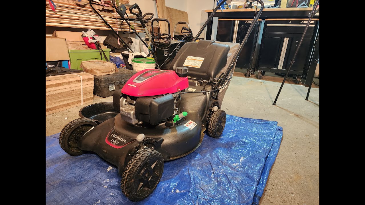 Honda Push Mower Oil Change and Tune Up HRN216VKAA