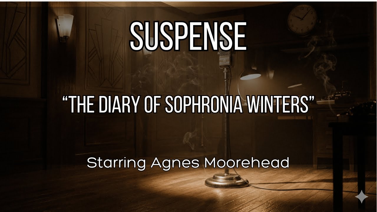 SUSPENSE | The Diary of Sophronia Winters (1943) | Agnes Moorehead | Classic Radio Horror