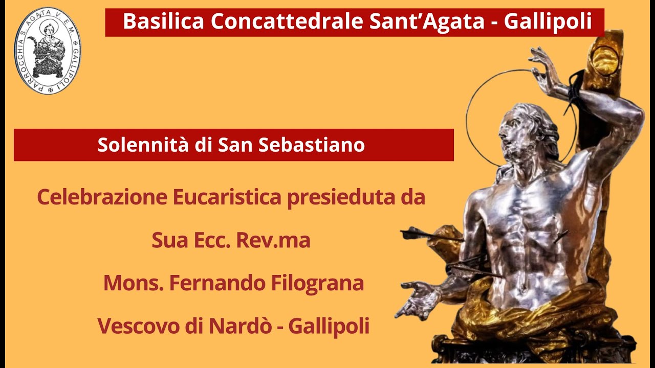 Celebrazione Eucaristica presieduta da S. E. Rev. Mons Fernando Filograna Vescovo di Nardò-Gallipoli