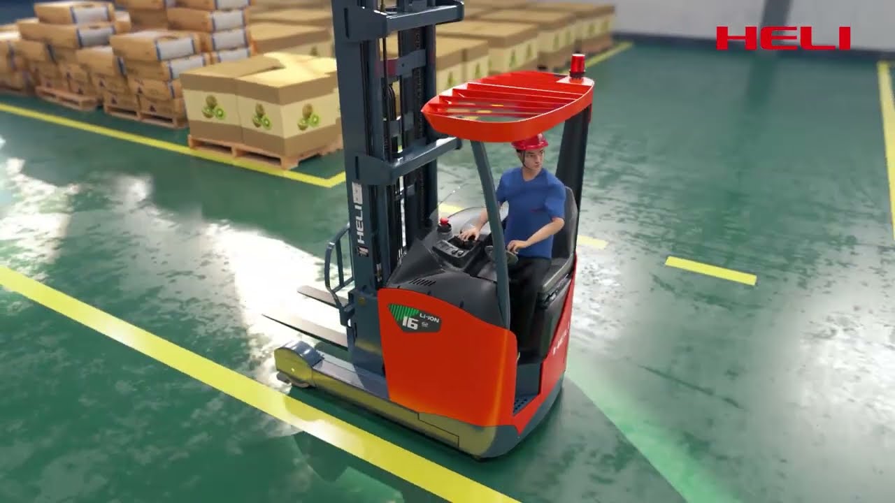 G2 Series 1.6-2t Sit-down Lithium Battery Reach Truck (80v)