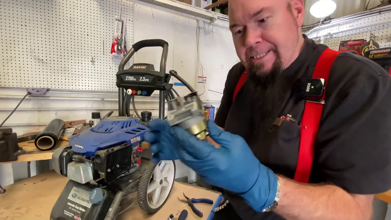 Subaru EA175V Pressure Washer Repair - How To Repair the Carburetor