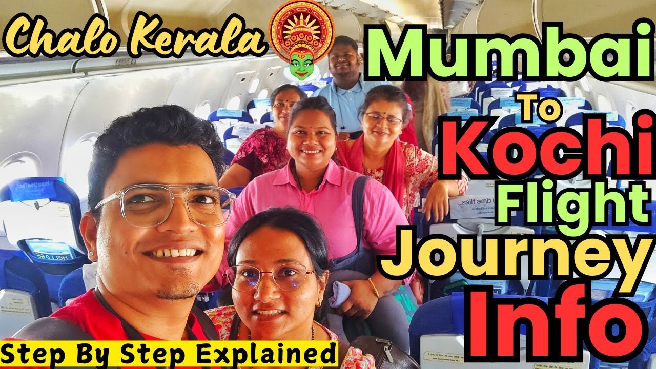 Flight Journey Mumbai to Kochi ✈️ | Kerala Tour Travel Vlog | Air Travel Experience 2024