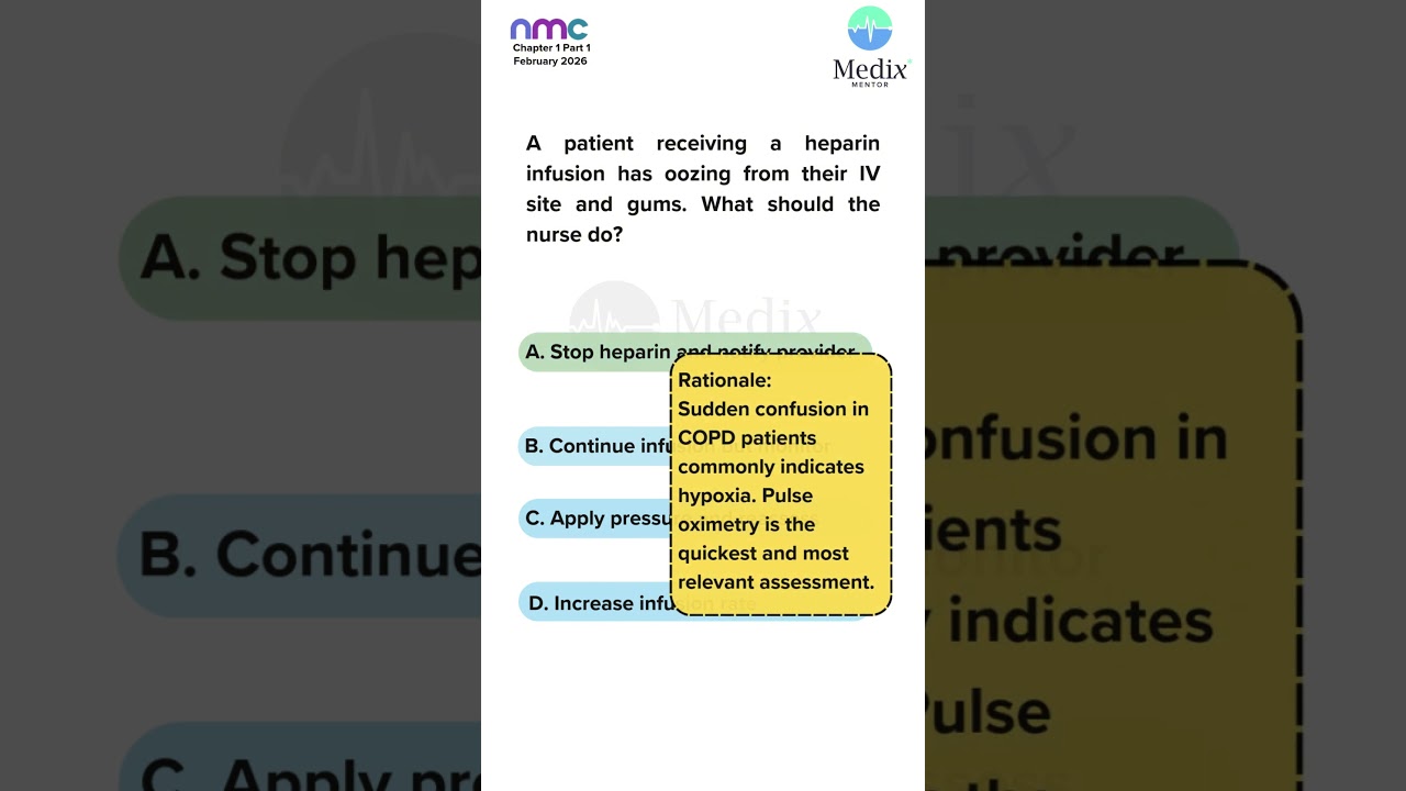 NMC CBT Practice Question #8 | Daily MCQ for Nurses | Test Your Knowledge Now! #nmcuk #nurselife