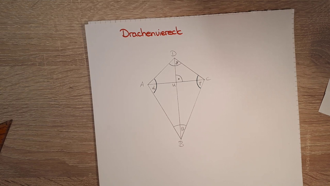 Konstruktion Drachenviereck