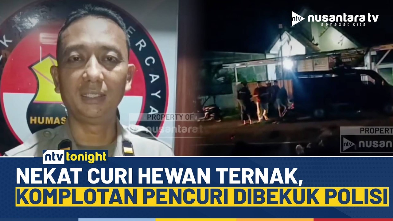 Aksi Pencurian Ternak di Lumajang Terbongkar, Pelaku Kedapatan Bawa Senjata Tajam | NTV TONIGHT