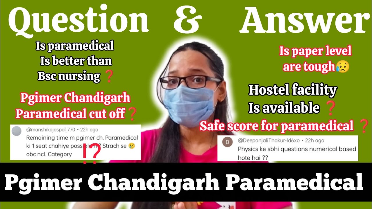 Pgimer Chandigarh Paramedical entrance exam 2025 | Question answer video | All doubts clear #pgimer
