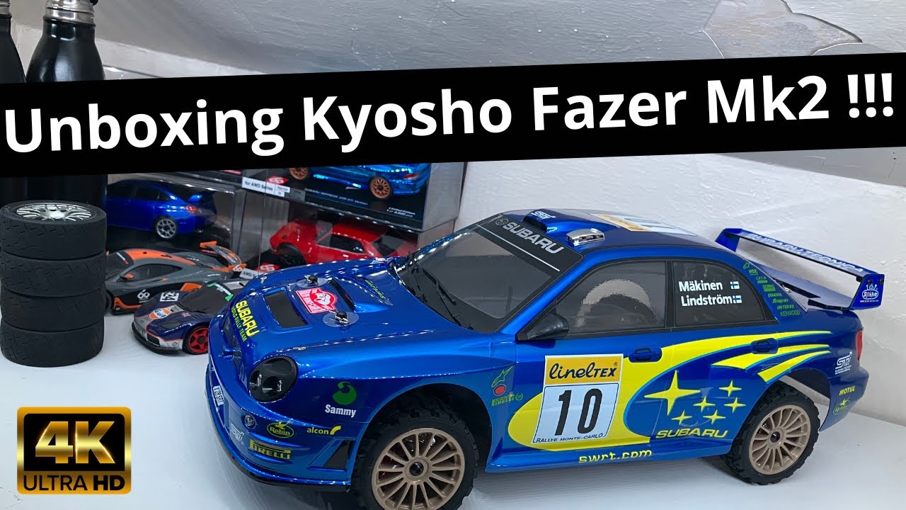 Unboxing - Kyosho Fazer Mk2 / Carosserie Subaru impreza WRC 2002 !