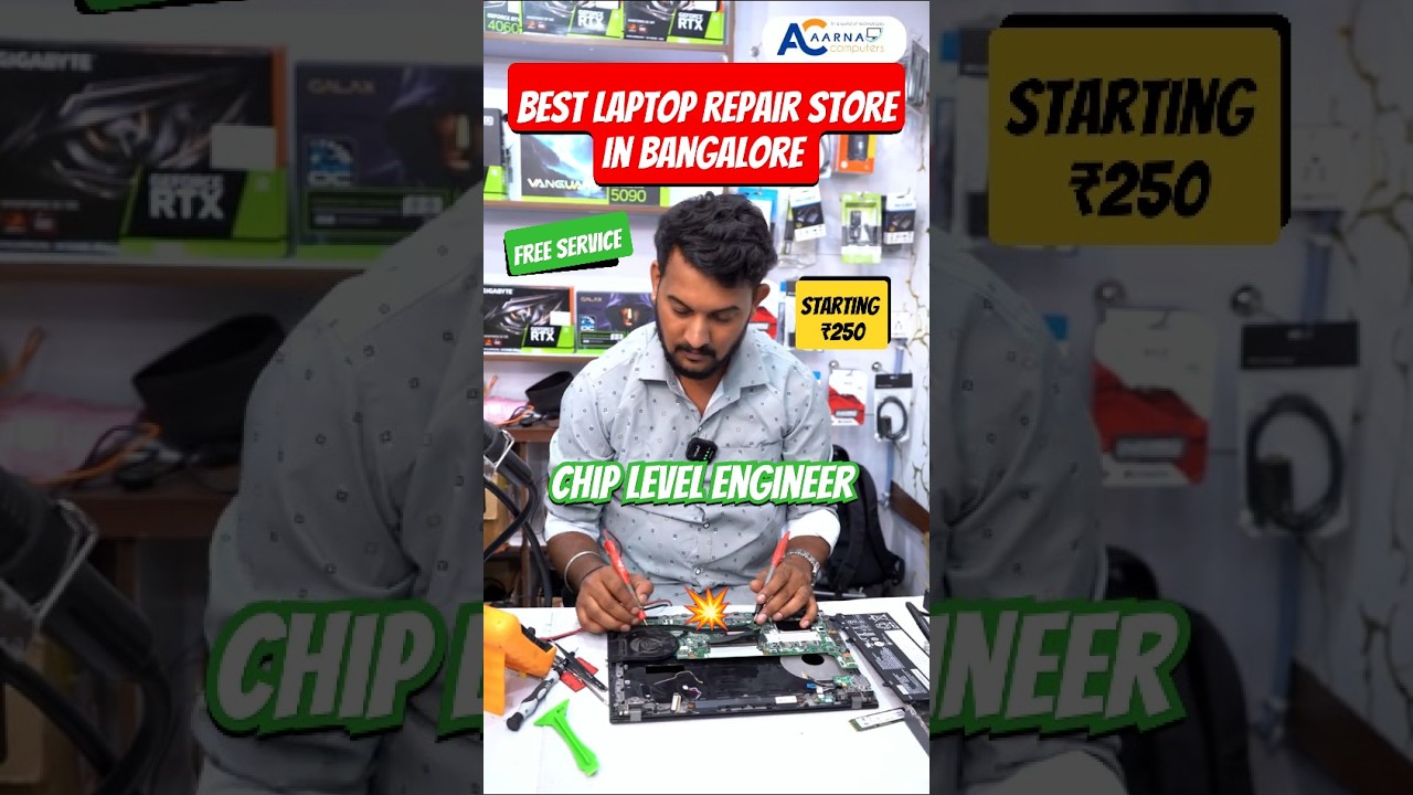 Best LAPTOP REPAIR  🔥  Store in Bangalore | Fast & Affordable Laptop Service! #laptoprepair
