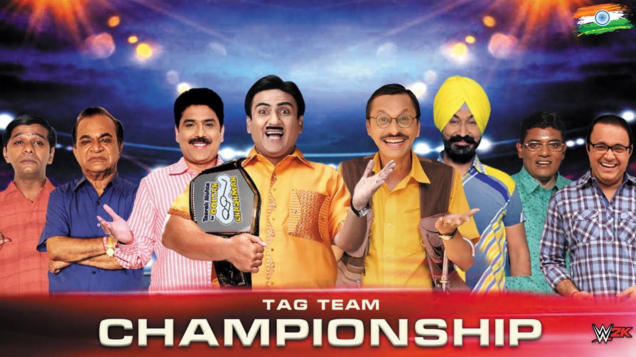 Latest TMKOC episode WWE tag team championship – New Taarak Mehta Ka Ulta Chashma episode WWE spoof