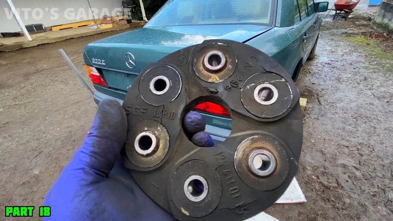 Part 18: Mercedes W124 300E New Rear Flex Disc & Bosch Fuel Pump Check Valves