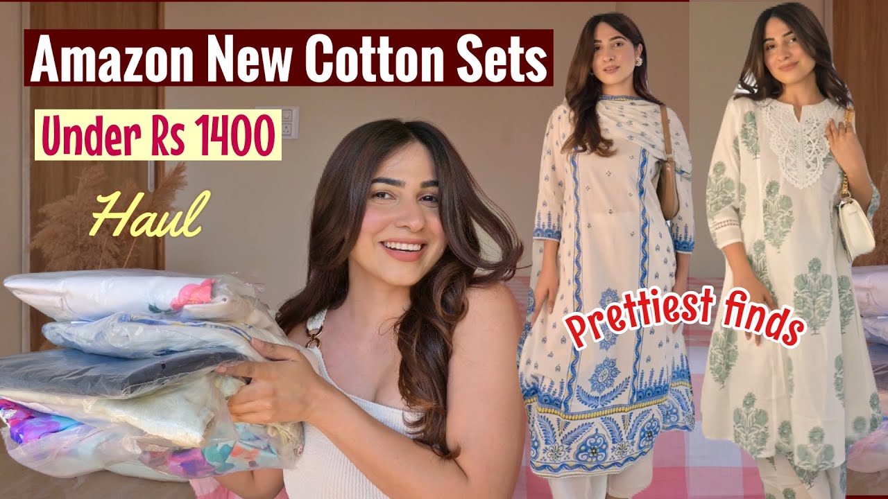Pure Cotton New Amazon Finds #haul #amazonhaul