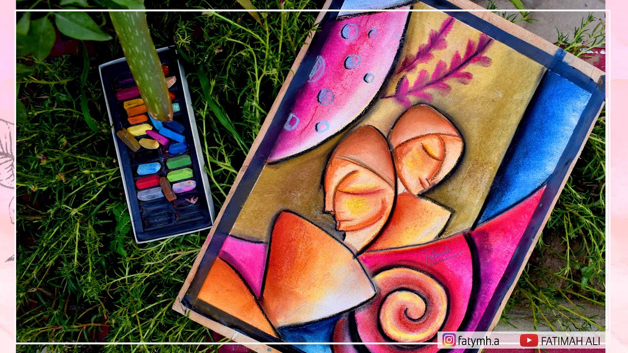 Abstract Art With Soft Pastels | Learn Easy Way To Use Soft Pastels