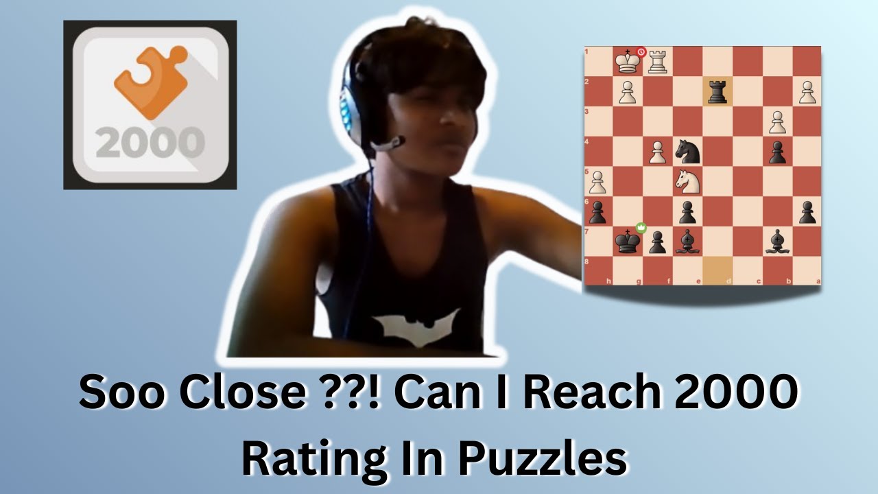 Not Sleeping Till I Reach 2000 Rating Puzzle On Chess.com | Christmas Stream No :-28 | continue