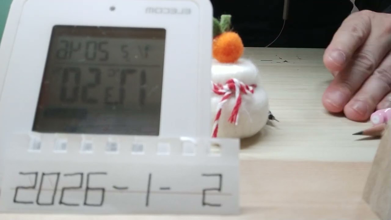 2026年1月2日社会人独学英検1級チャレンジタイムラプス