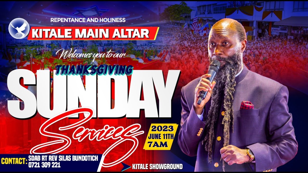 KITALE MAIN ALTAR SUNDAY SERVICE - GRAND RECEPTION OF SENIOR DEPUTY ARCHBISHOP SILAS BUNDOTICH