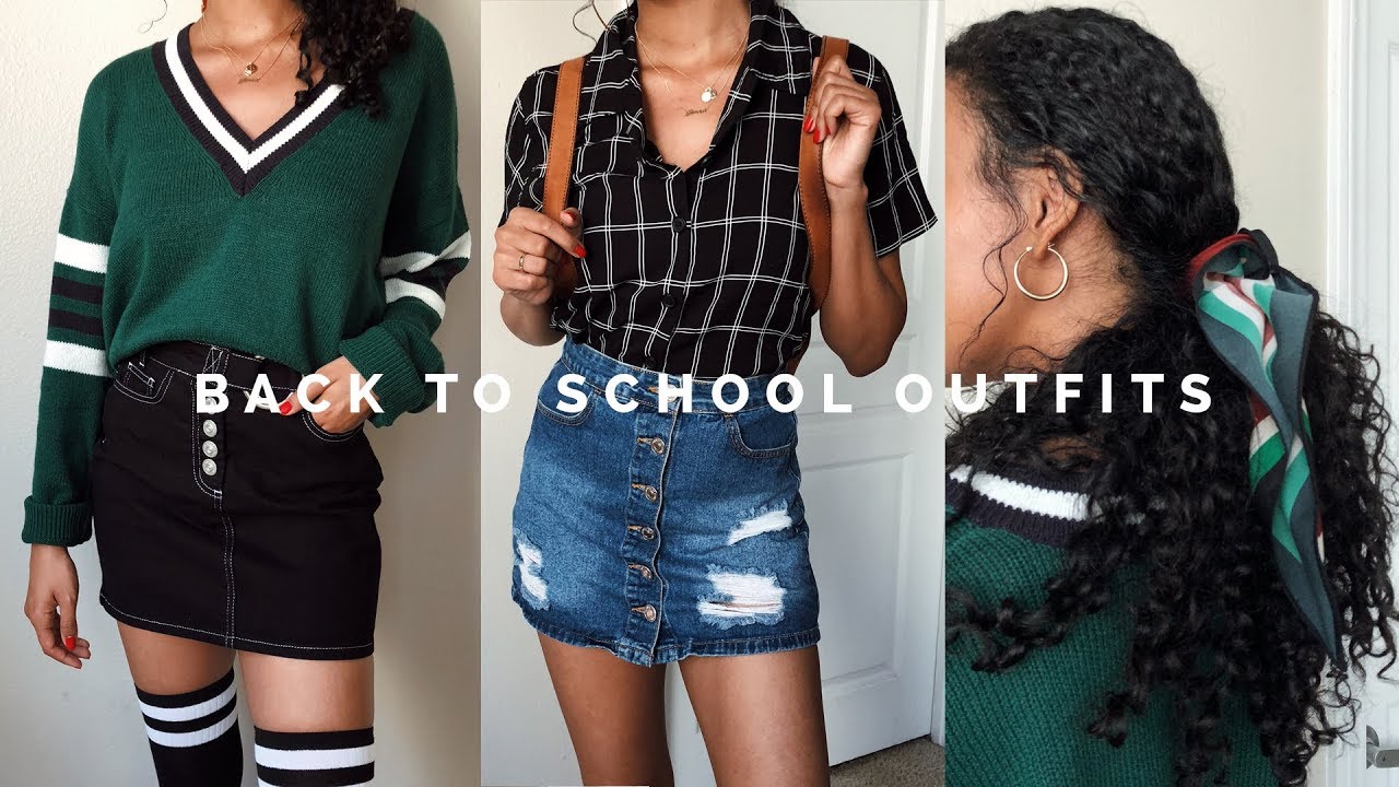 How to Style Outfits for School (talk through)