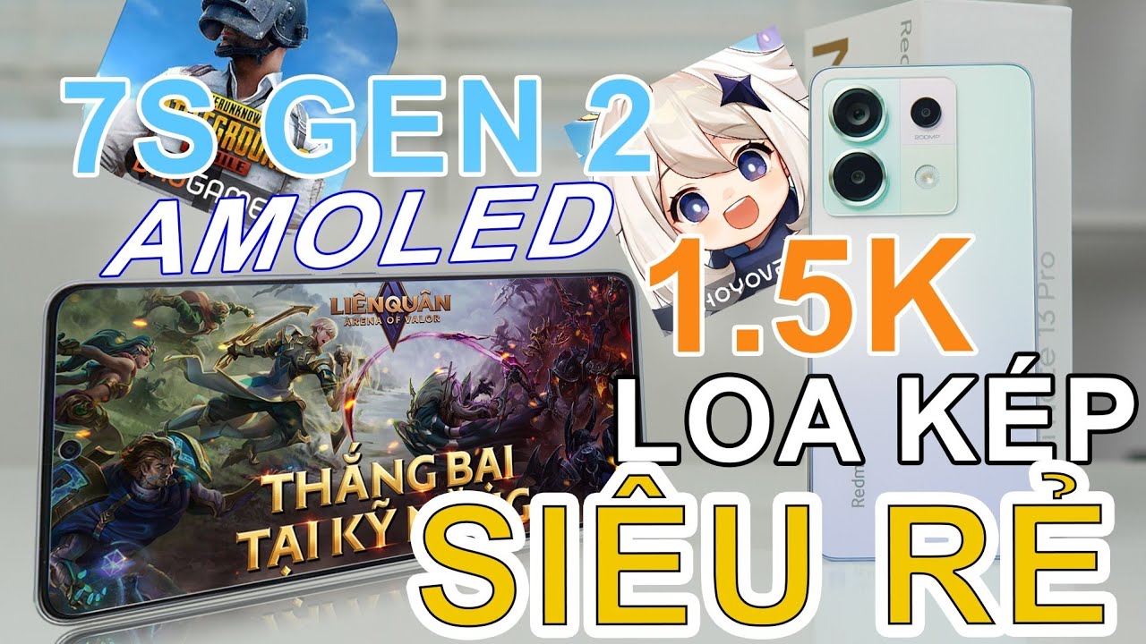 TEST GAME REDMI NOTE 13 PRO: SNAP 7S GEN2 MẠNH KHÔNG ???