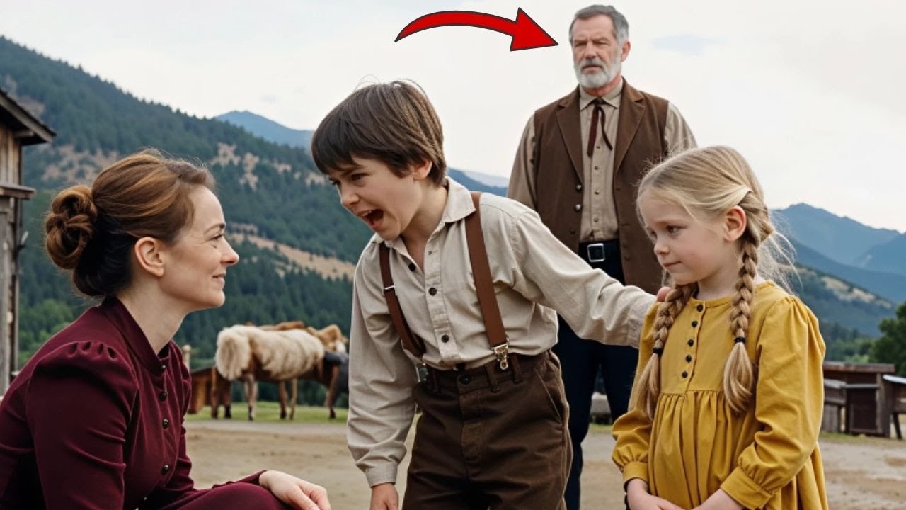 La fiancée par correspondance arrive à l’aube—à midi, son geste avec les enfants du cow-boy émut la