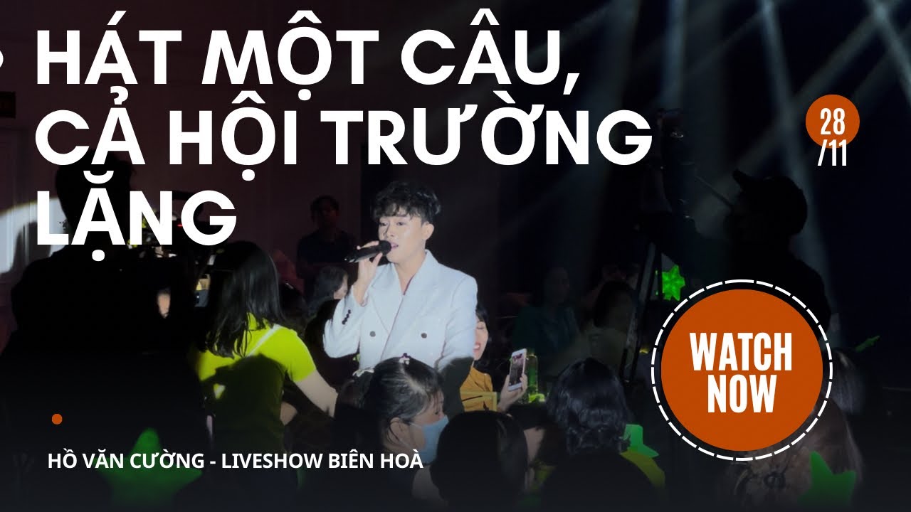 Hồ Văn Cường H&aacute;t Live &ldquo;Phận Tơ Tằm&rdquo; Khiến Cả Hội Trường Im Lặng