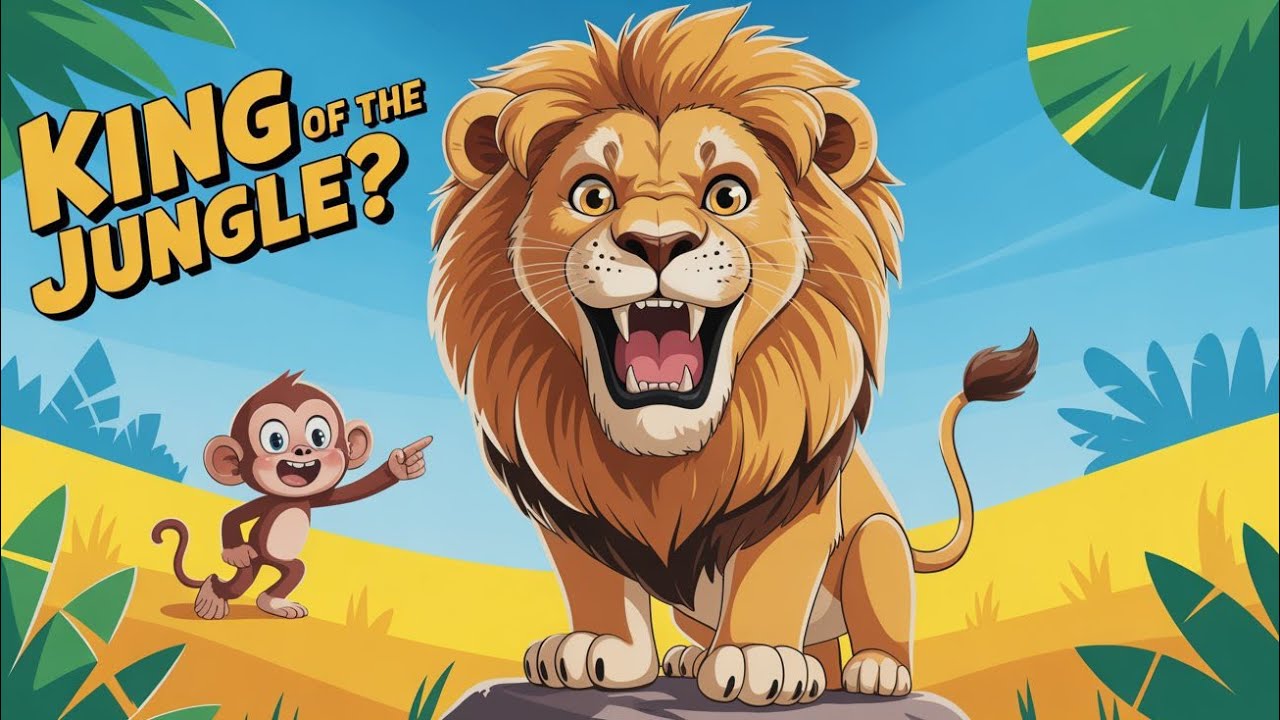 Why Lions Are Called the Kings of the Jungle 🦁 | Fun Animal Facts for Kids