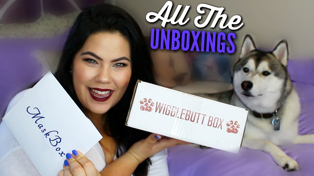 ALL THE UNBOXINGS | Wigglebutt & Mask Box