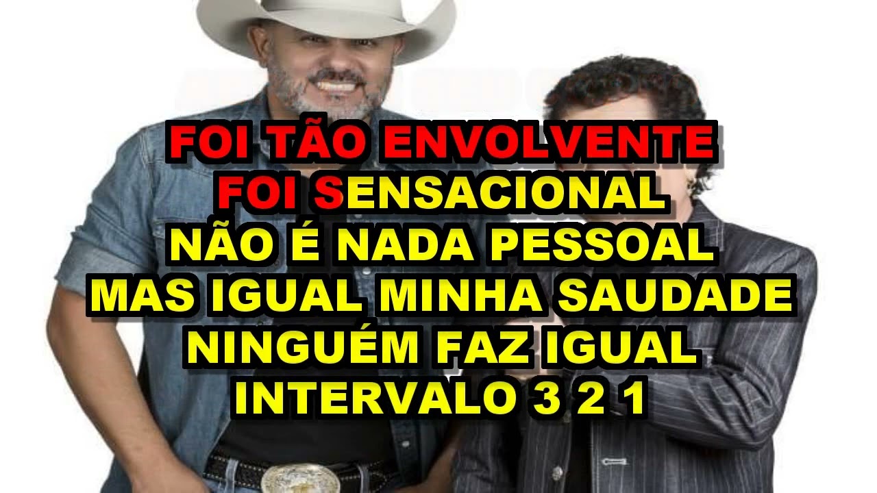 Ninguém Faz Igual - Rionegro & Solimões  ( Karaoke)