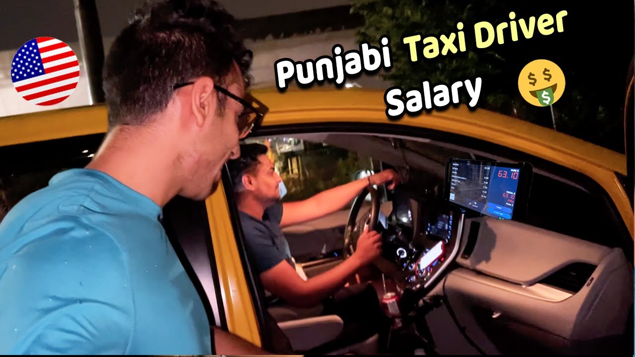 Ride with Indian (Punjabi) Taxi Driver in NYC! Salary & Life Story!!