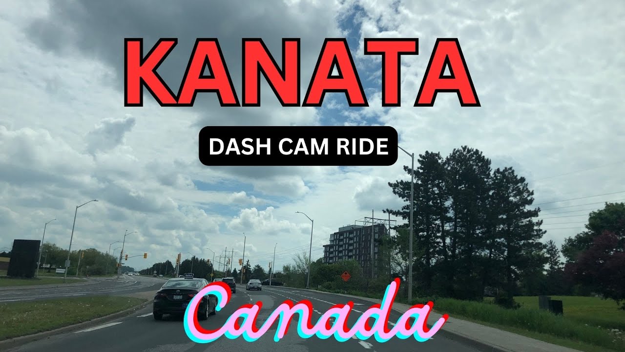 Kanata - Ottawa Canada Dash Cam Ride | 4K Dash Cam Tour