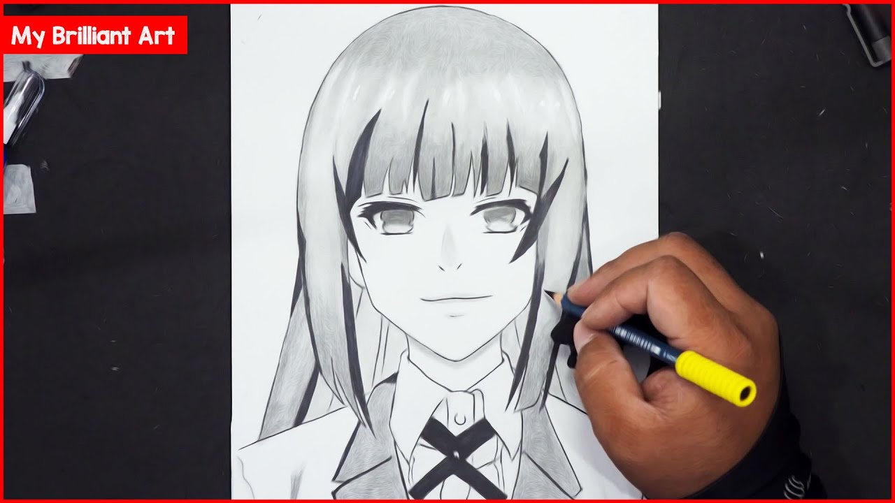 How To Draw Yumeko Jabami (Kakegurui) - My Brilliant Art