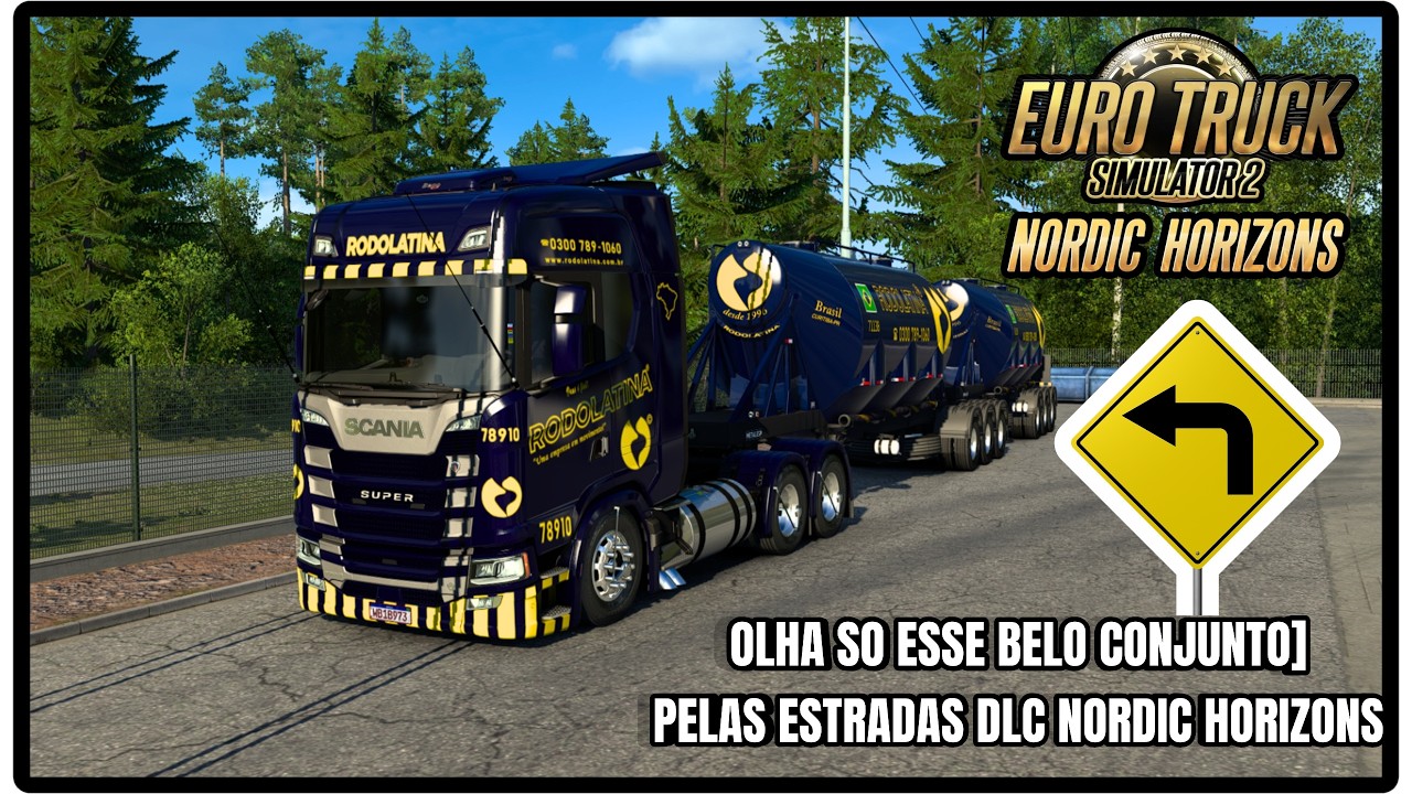 EURO TRUCK 2/UMA BOA SIMULAÇÃO AO EXTREMO NA DLC NORDIC HORIZONS TOP DO ETS