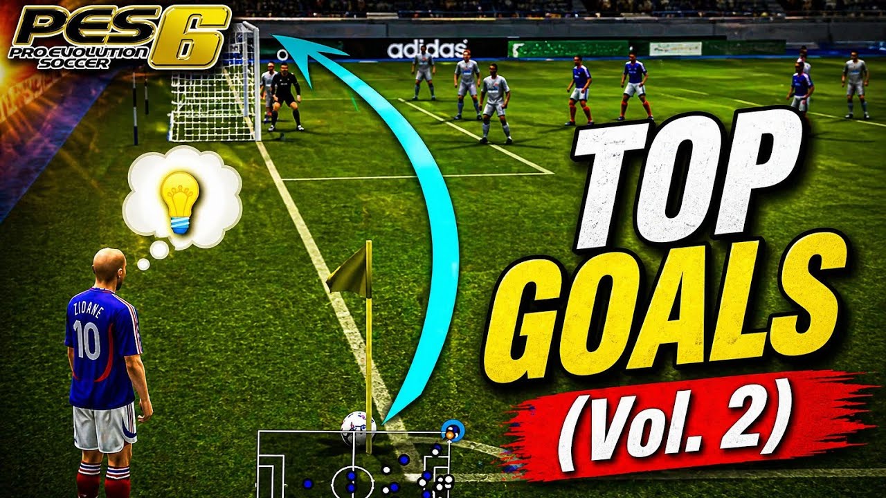 PES 6 | TOP GOALS 🔥 MEJORES GOLES  (Vol. 2) #pes #efootball #football