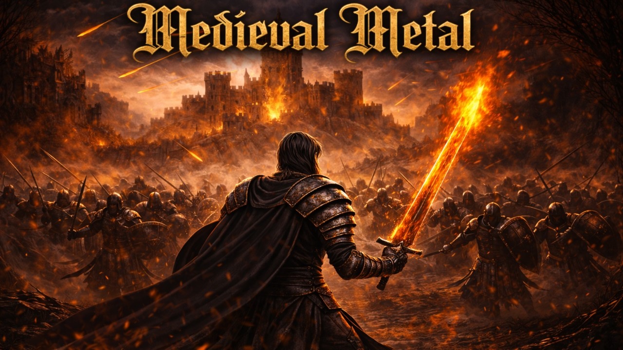 Medieval Battle Metal ⚔️ One Against All | Epic Instrumental for Focus No Vocals
