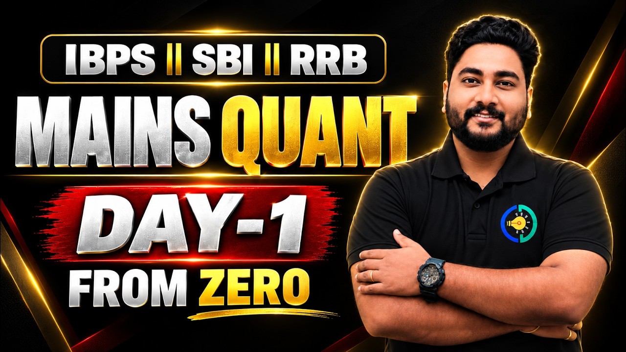 🎯 Day-1 of Mains Quant Preparation From Basics By Kaushik Mohanty || Career Definer ||