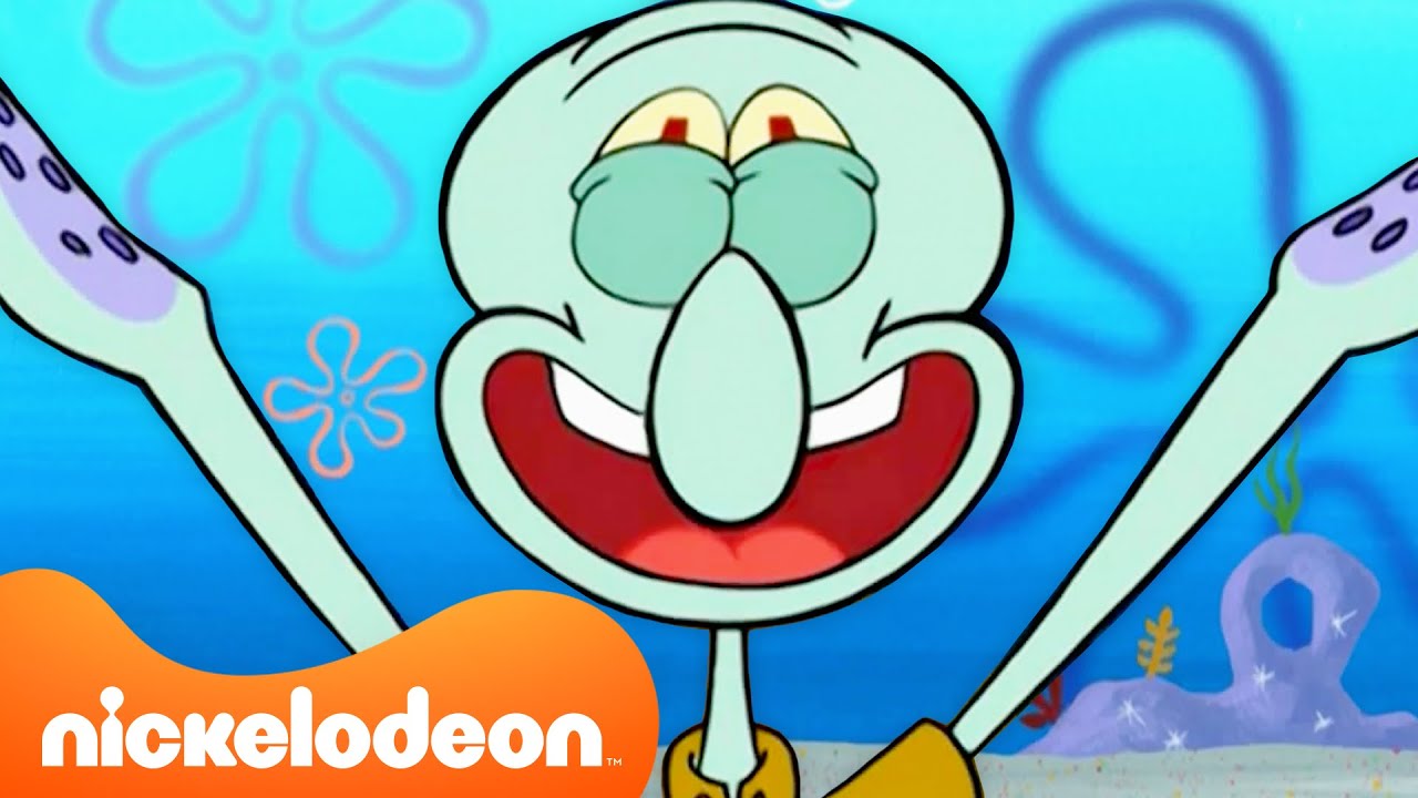 Squidward's Best Day Ever! 🦑 | Nickelodeon UK