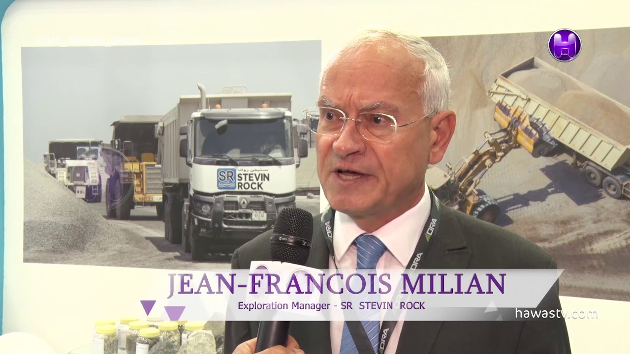 JEAN-FRANCOIS MILIAN - Exploration Manager - SR STEVIN ROCK \ The Mining Show 2018