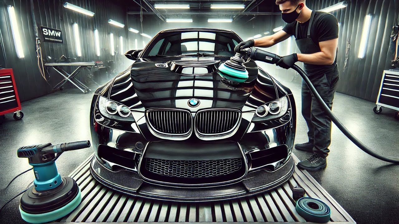 Polissage Intense sur BMW M3 E92 NOIRE- Brillance Miroir🪞✨