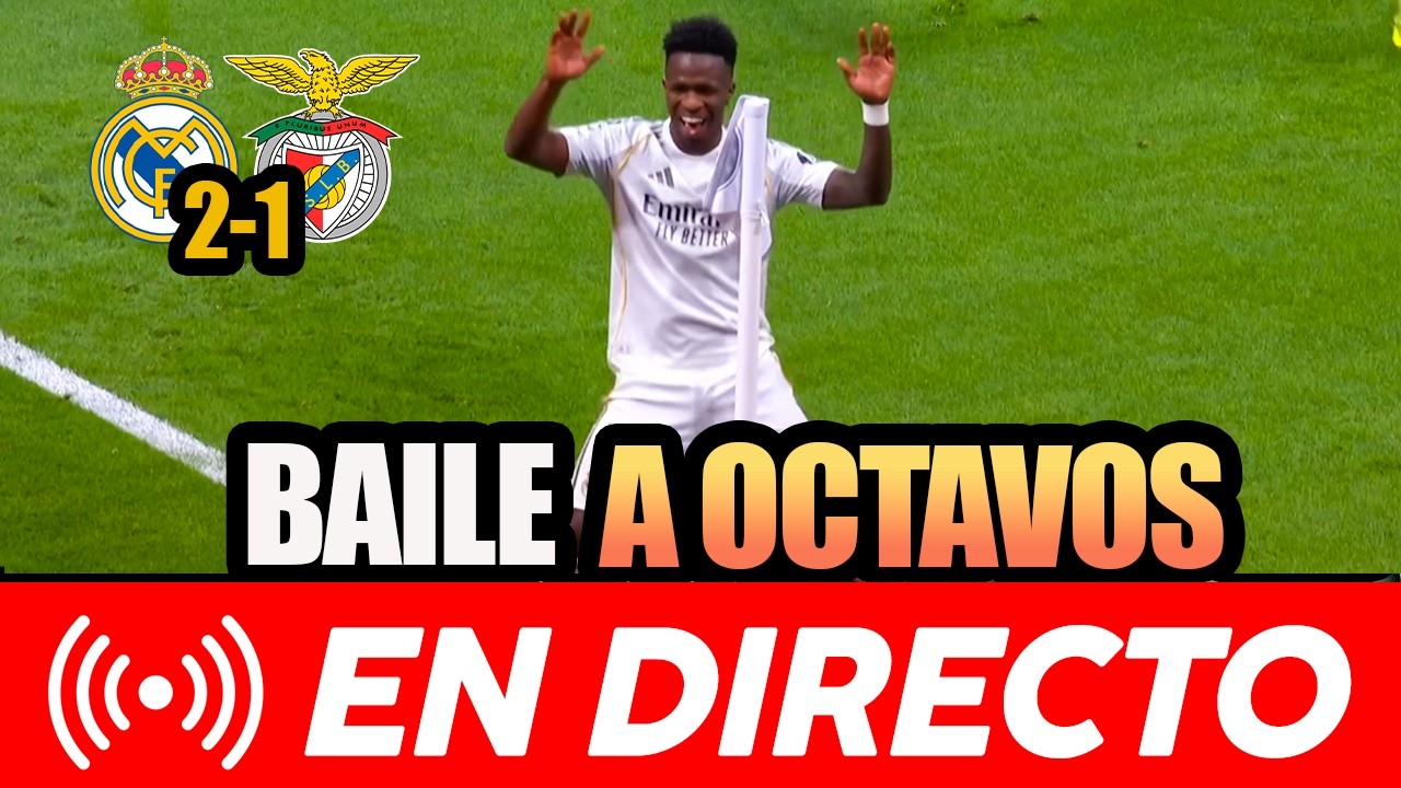 🚨🚨 EL MADRID GANA (2-1) AL BENFICA Y ESTARÁ EN OCTAVOS DE LA CHAMPIONS
