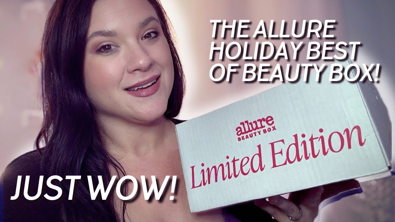 LIMITED EDITION ALLURE HOLIDAY BEST OF BEAUTY BOX: распаковка и свотчи! Такая потрясающая коробоч...