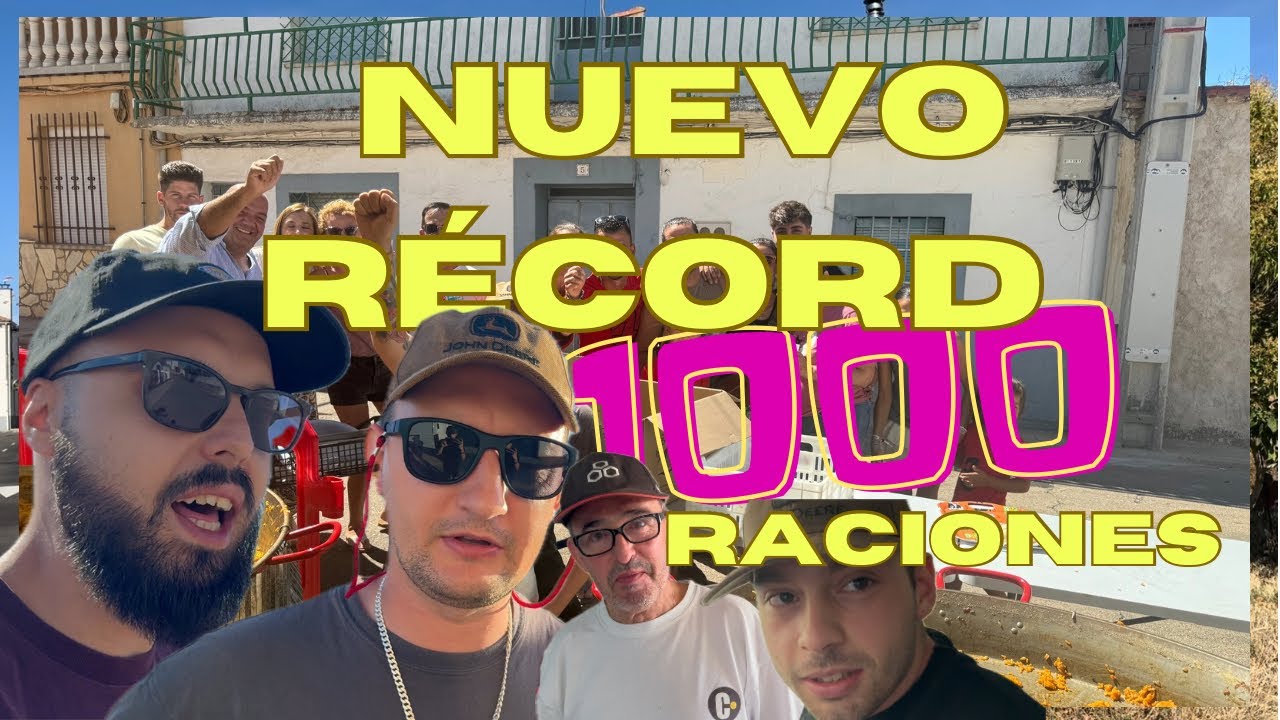 Así preparamos 1000 RACIONES DE PAELLA MIXTA para un PUEBLO de la PROVINCIA DE SALAMANCA “VALDELOSA”