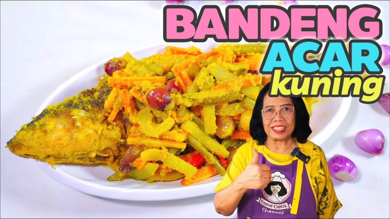 IKAN BANDENG ENAK BANGET DIMASAK GINI -- RESEP BANDENG ACAR KUNING
