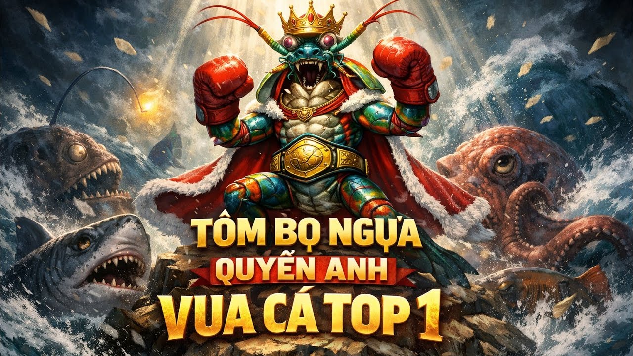 Fish ear Fish: trải nghiệm tôm bọ ngựa quyền anh siêu lực🦞