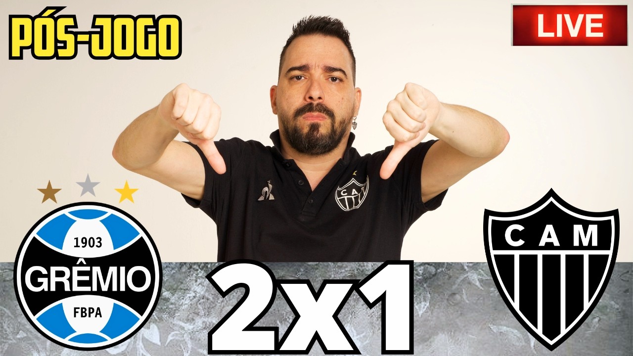 🛑 PÓS-JOGO GRÊMIO-RS 2x1 ATLÉTICO-MG 🔴 AO VIVO