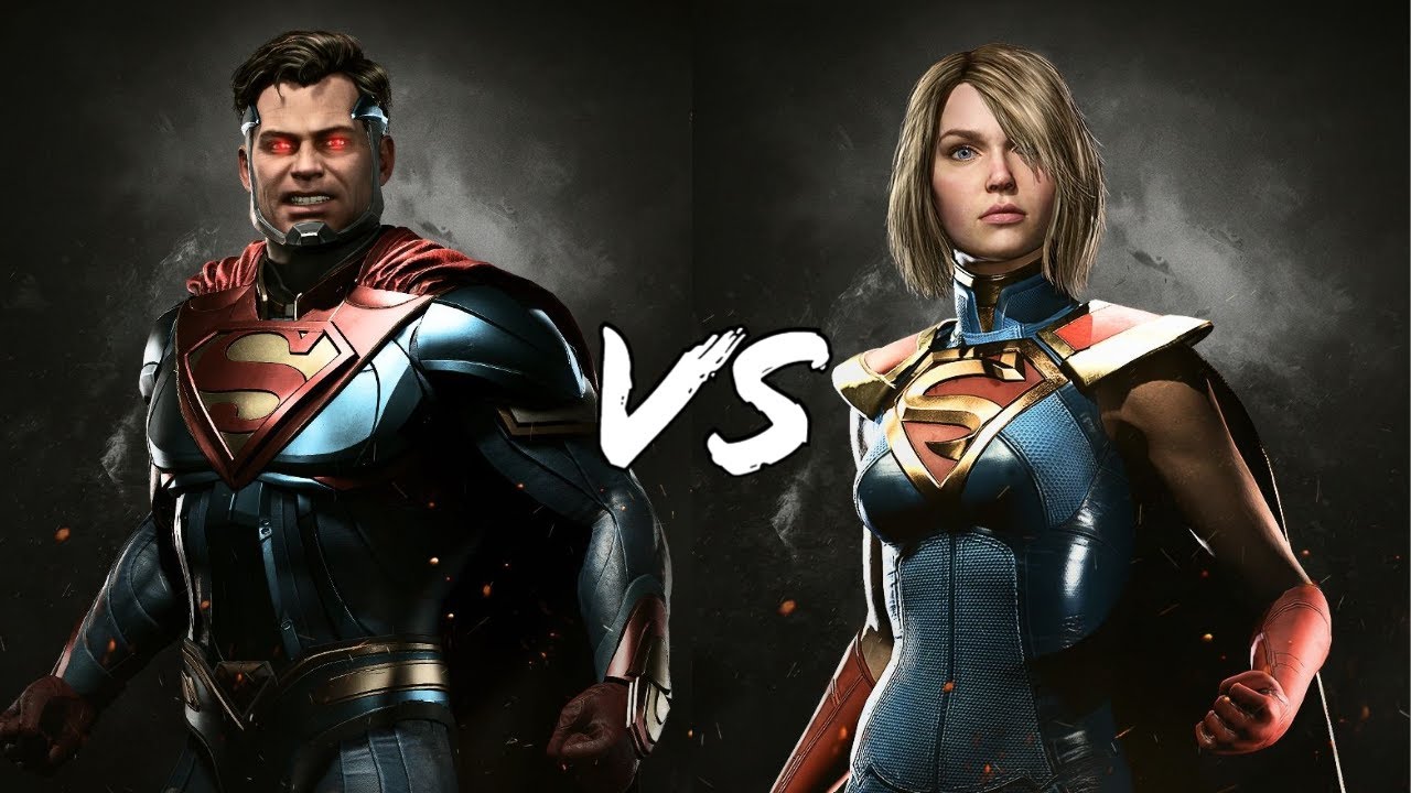 Superman Vs Supergirl - Injustice 2