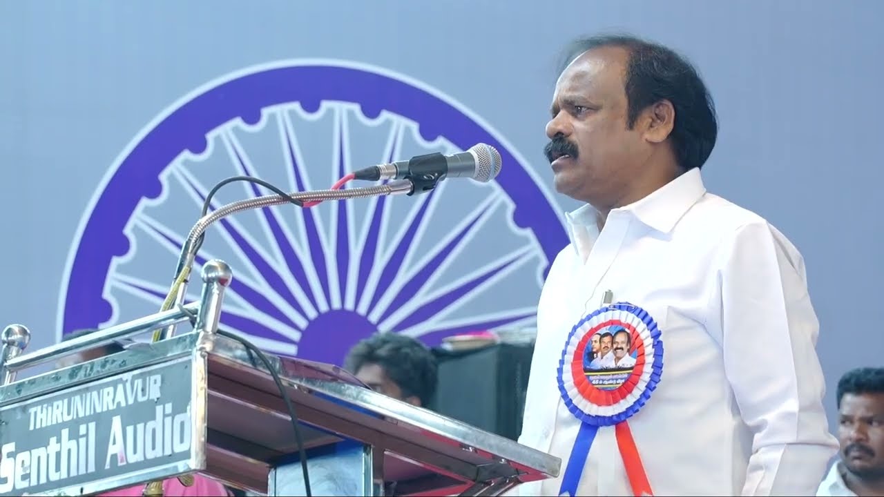 புரட்சி பாரதம் 48 ஆம் ஆண்டு துவக்க விழாவில் தலைவர் டாக்டர் M.ஜெகன் மூர்த்தி அவர்களின் எழுச்சி உரை.