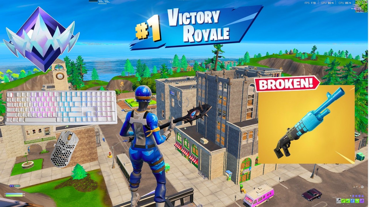 Fortnite Unreal Ranked Reload on PC • { Keyboard & Mouse Gameplay } • Chapter 7 | 4K 180FPS