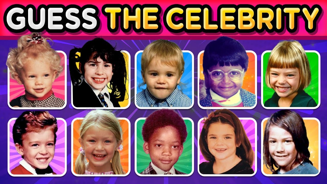 Guess the Celebrity From Their Childhood Photo in 5 Seconds | Photo Quiz