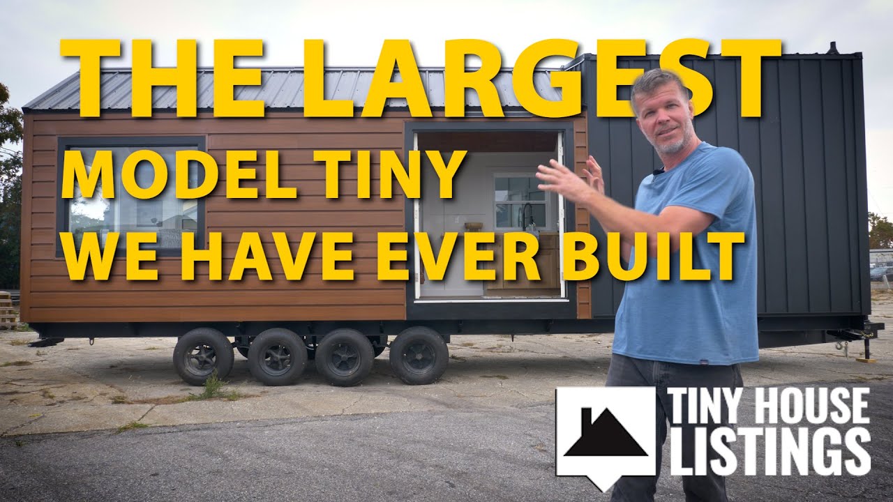 Our Largest Model Tiny with Custom Closet Wall | Perfect for Tiny Living! 🌟