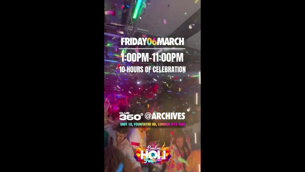 LONDON HOLI FESTIVAL 2026 PROMO VIDEO #holi #party #london #bollywood #london2026